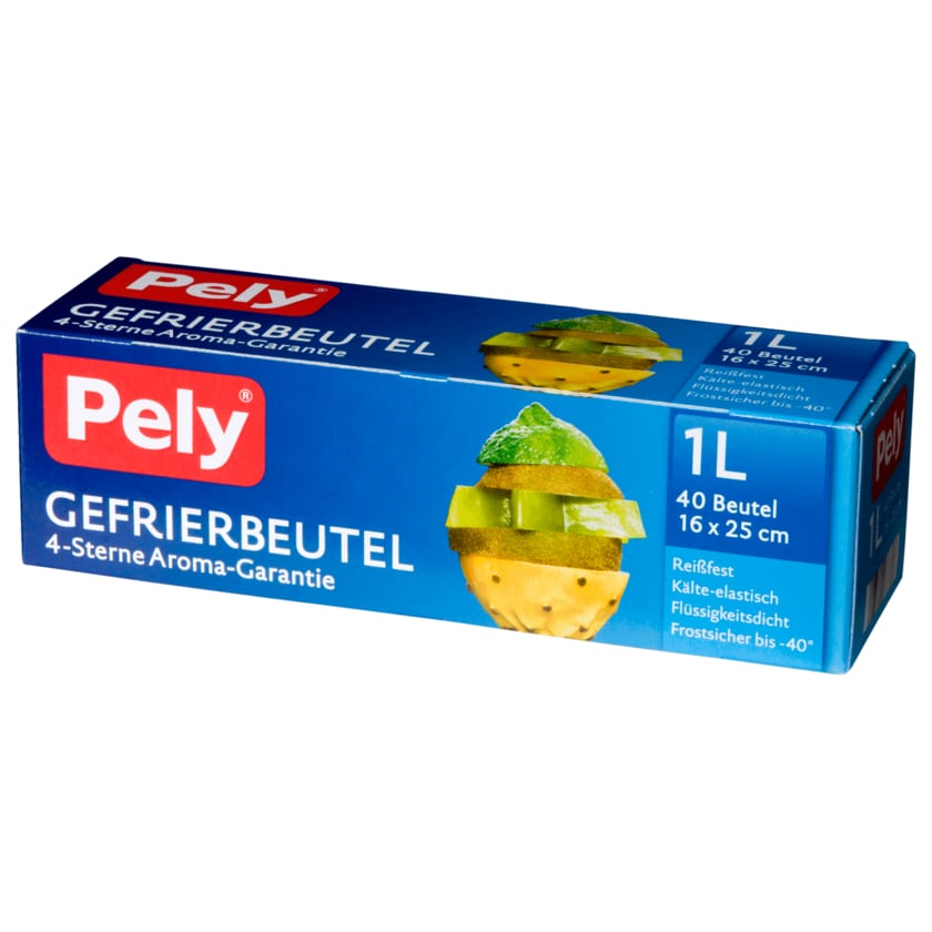 Pely Gefrierbeutel 1l, 40 Stück